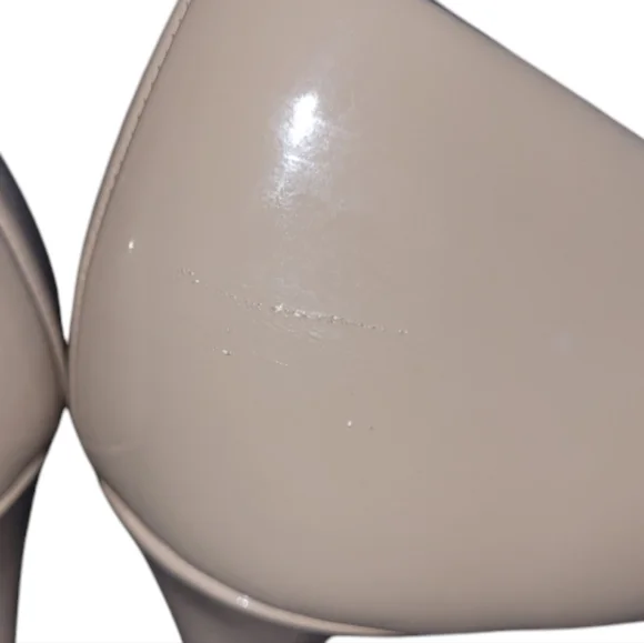 Dexflex Comfort Karma Women's Round Toe Nude Patent Pump High Heel Shoes sz 8.5 - Picture 6 of 10